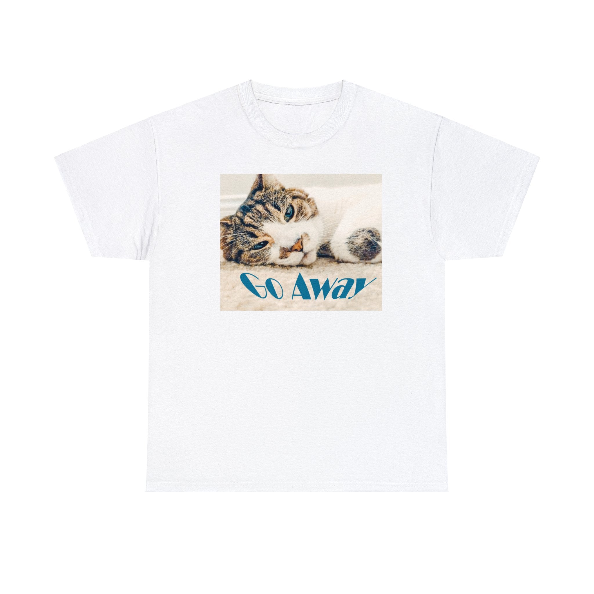 Sleepy Cat dit Go Away T-shirt unisexe en coton lourd jusqu'à 5XL