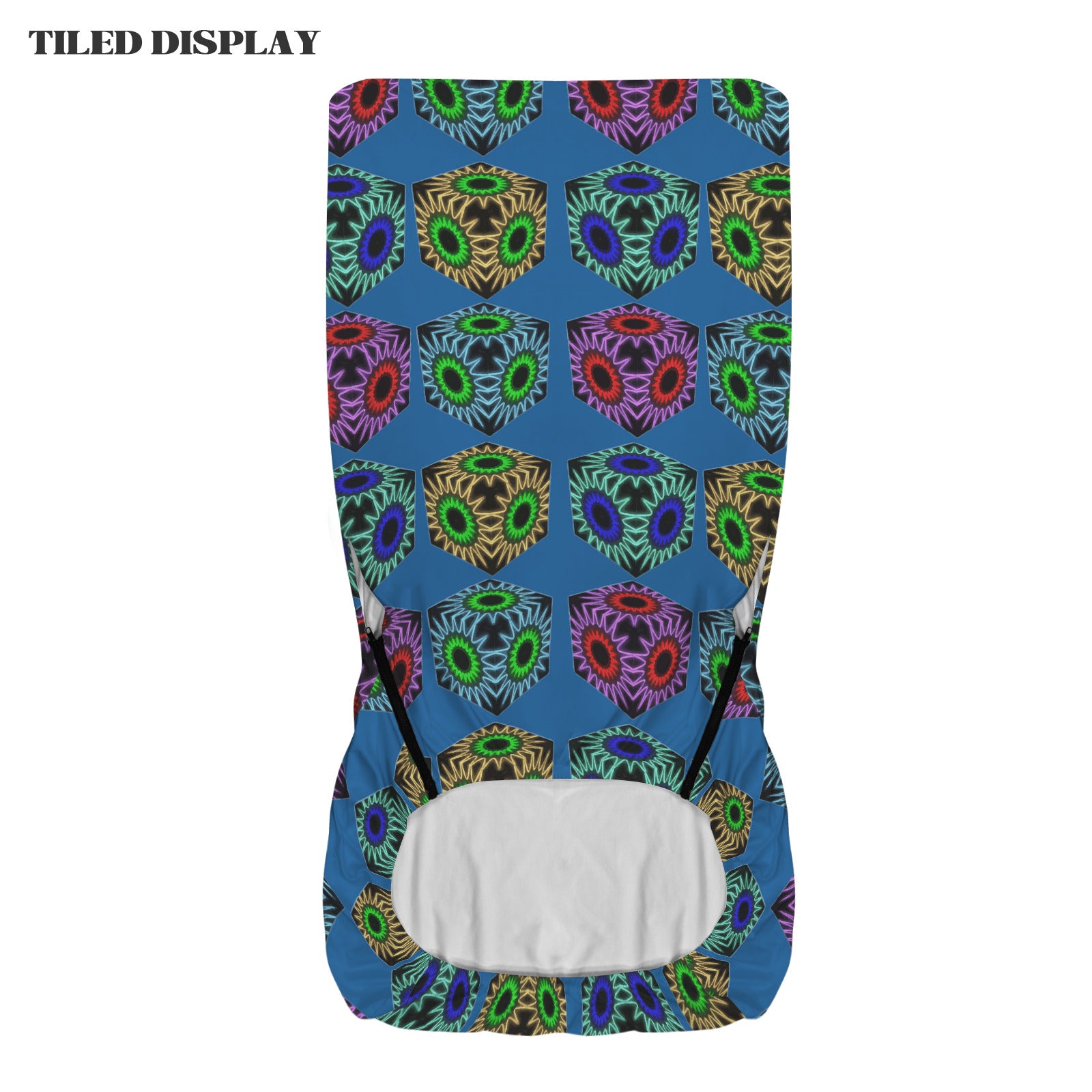 Colorful Cubes Office Chair Cover | Ships from USA