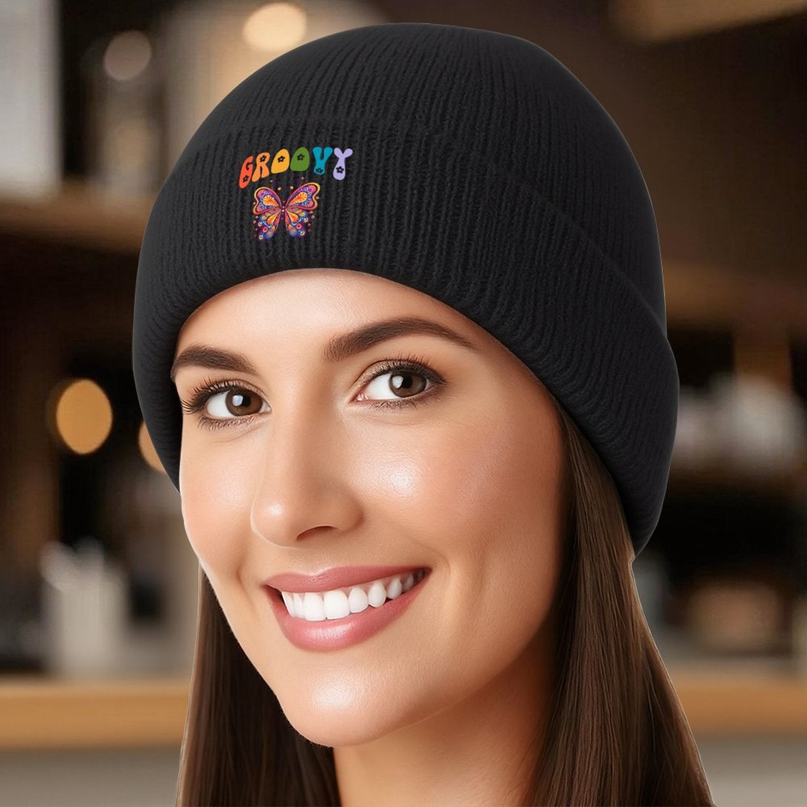 DTF 300gsm Knit Warm Winter Hats(Front Printing)