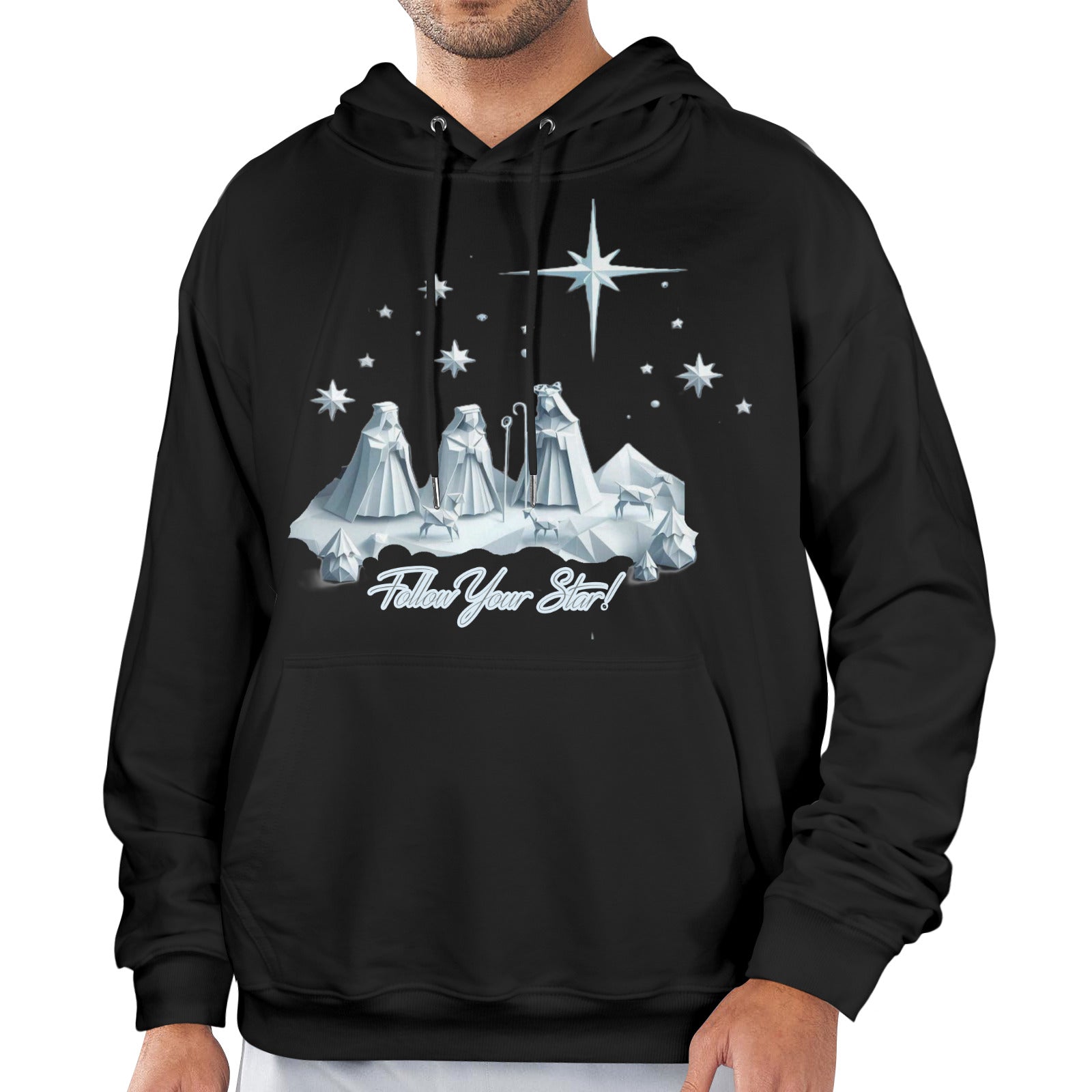 Men's Christmas 3 Wise Men Hoodie (Made in USA)