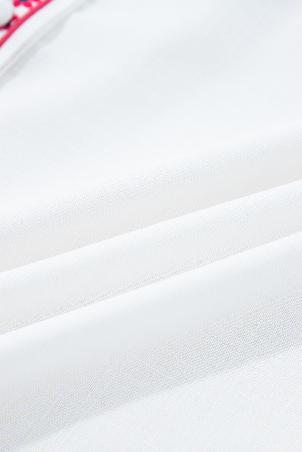 Floral Embroidered Puff Long Sleeve Shirt