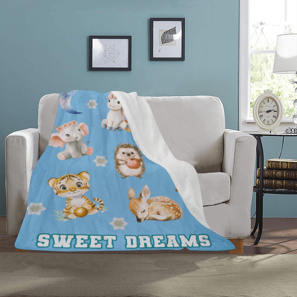 Sweet Dreams Baby Animals Ultra-Soft Micro Fleece Blanket 30