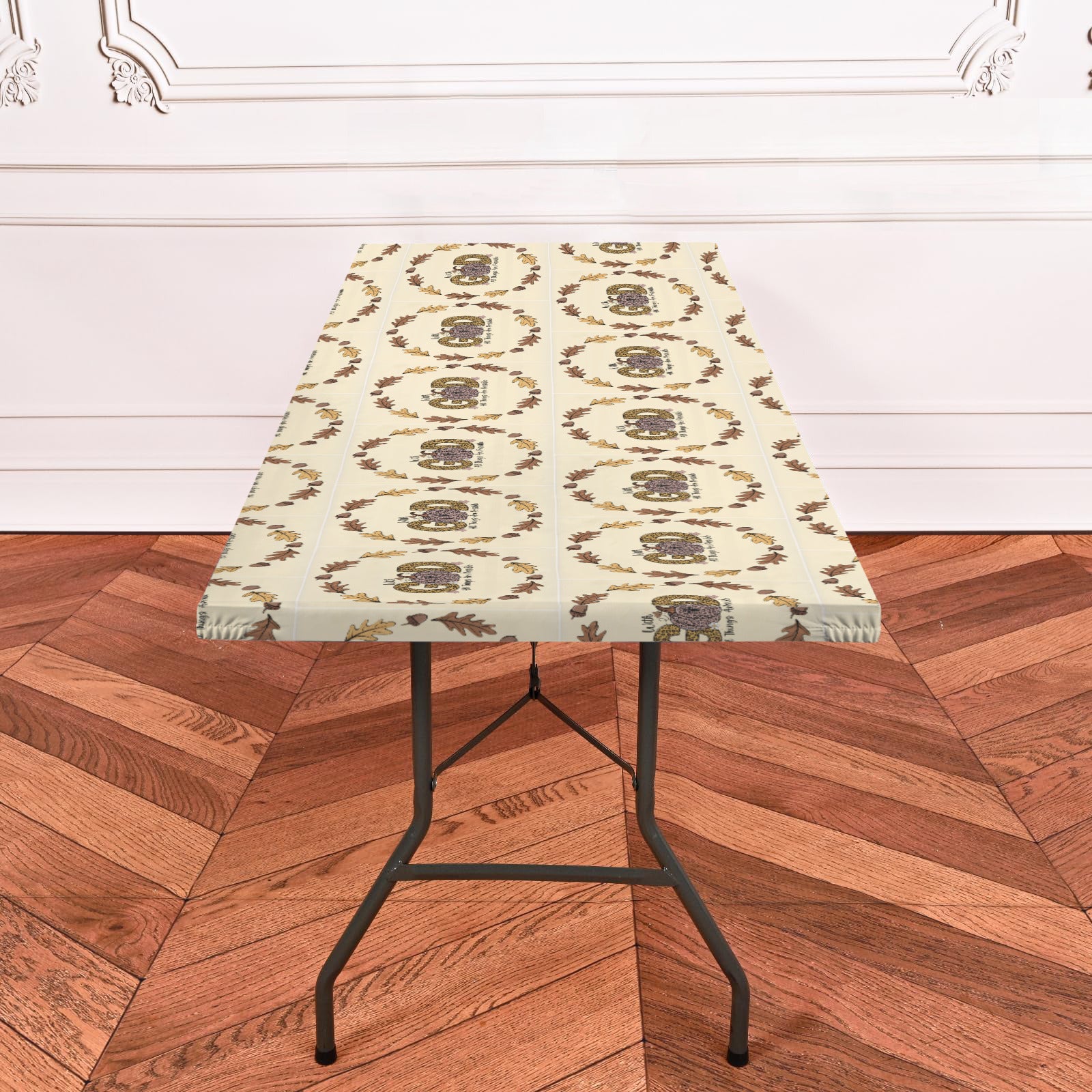 With God All Things Possible Custom Elastic Fitted Tablecloth 72x30 inch (Made in USA)