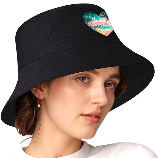 Mermaid at Heart Bucket Hat for Women (Front Printing)