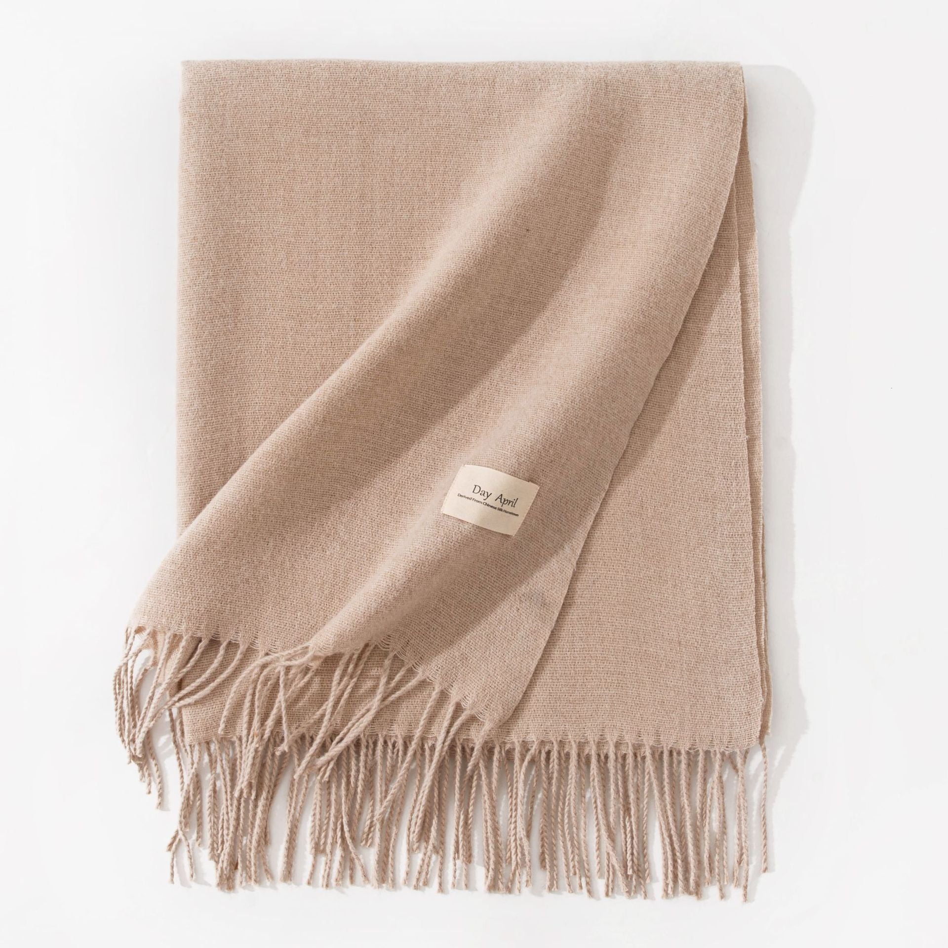 Women's Pure Color Faux Cashmere Winter Scarf