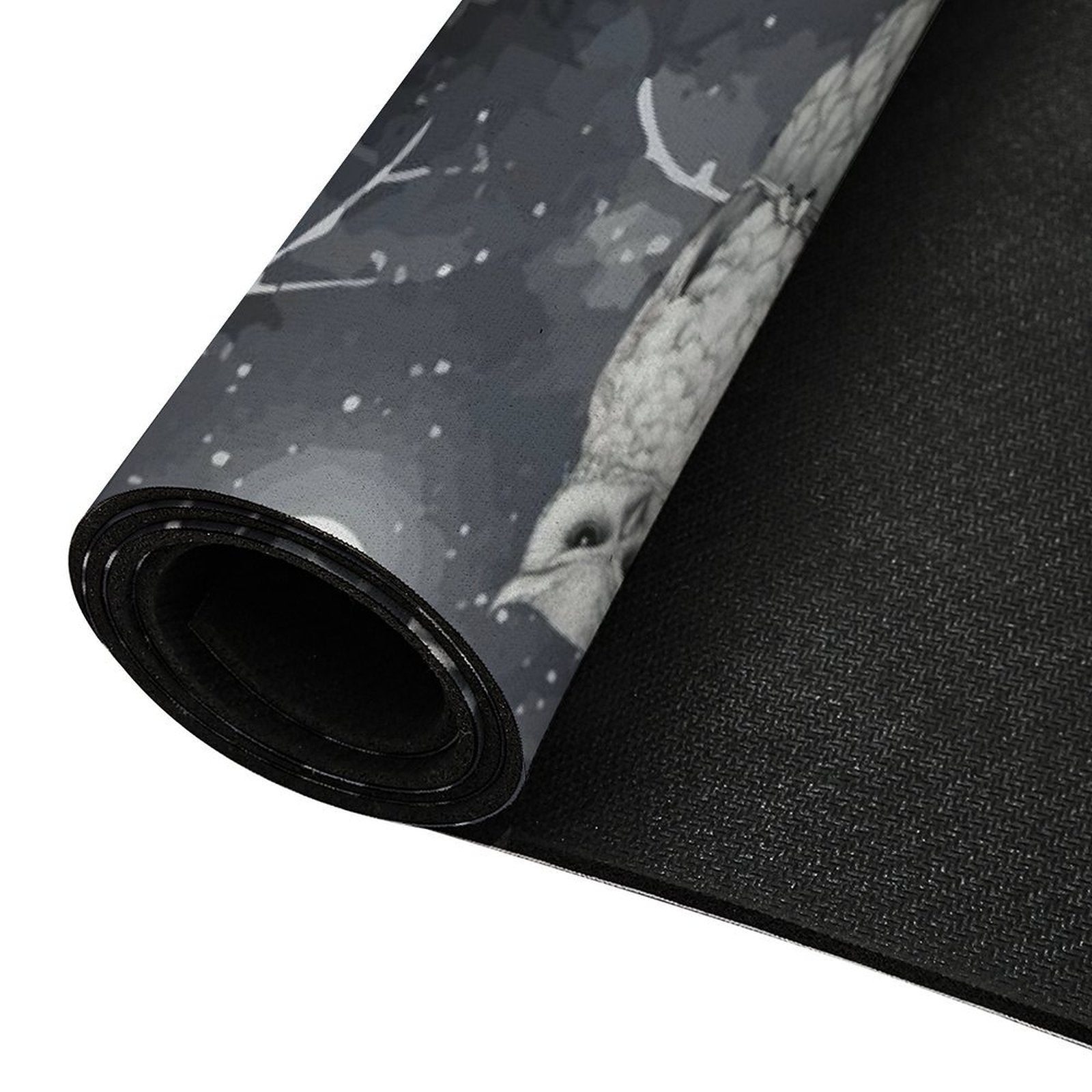 Ethereal Wolf in the Moonlight Design Diatomaceous Earth Bath Mat | Ships from USA