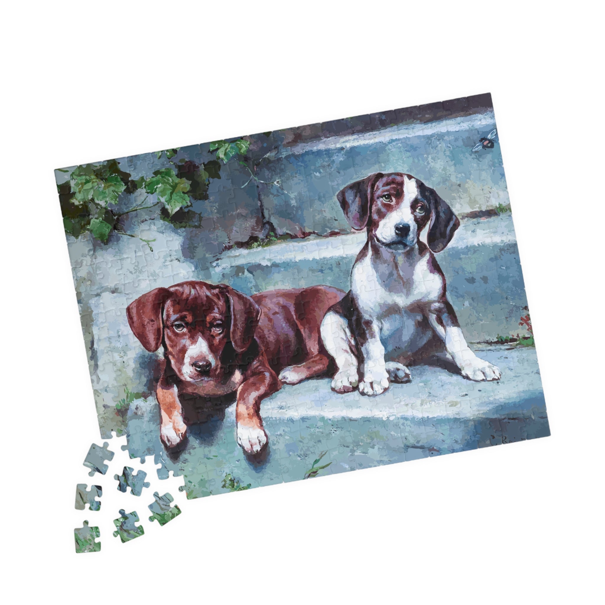 Puzzled Puppies Puzzle (110, 252, 520, 1014-piece)