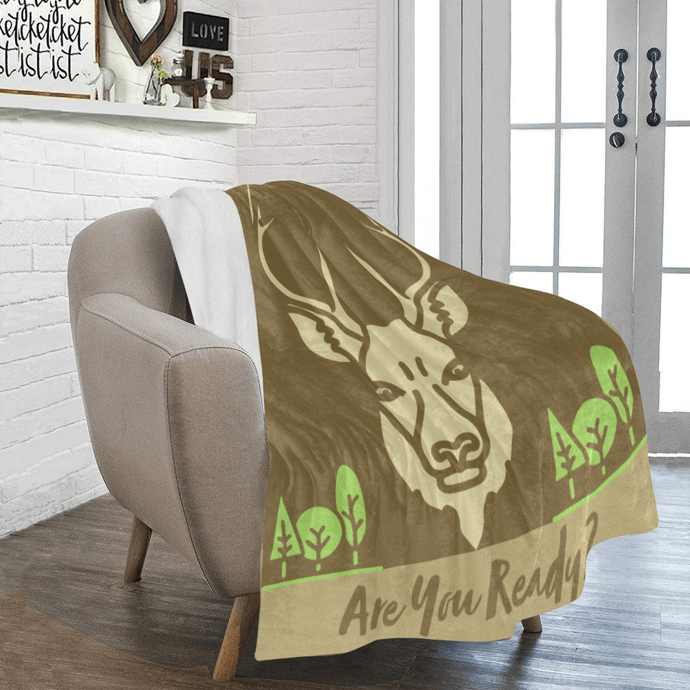 Are You Ready for Deer Season Ultra-Soft Micro Fleece Blanket 50