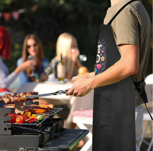 Best Dad Ever Custom Apron for Men (Made in USA)