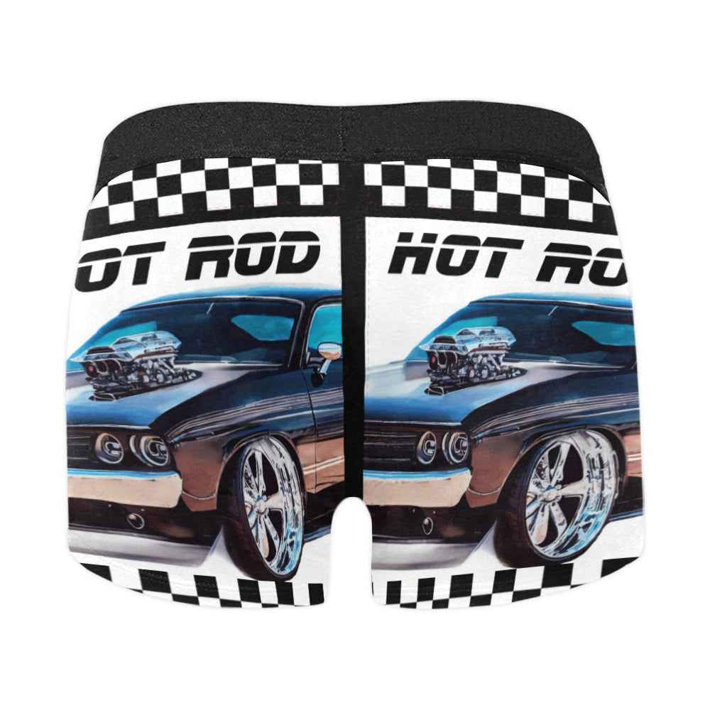 Hot Rod Muscle Car Men's All Over Print Boxer Briefs (Model L10)