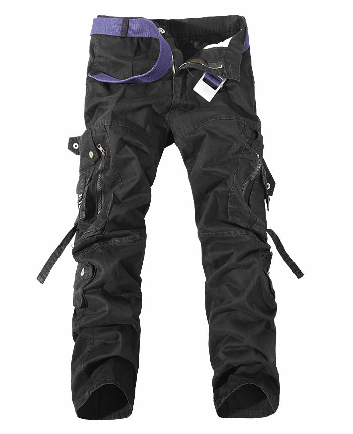 Men's Multi-pocket Cargo Pants without Belt