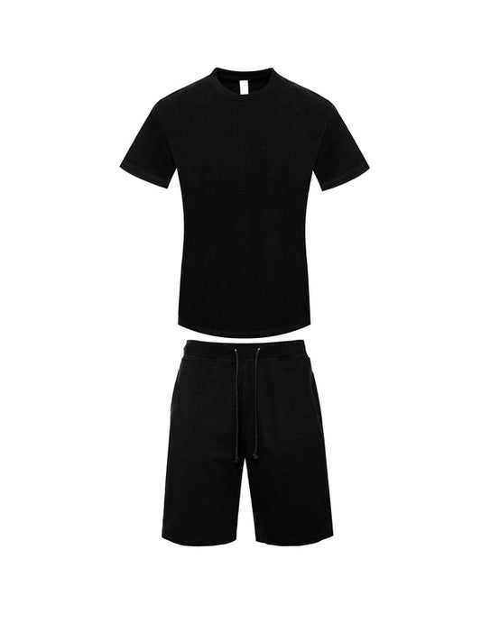 Men's Premium Heavy Weight Single Jersey Short Set