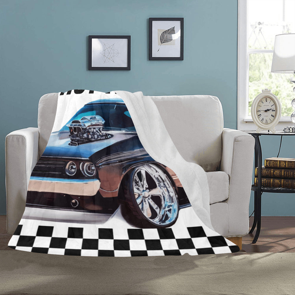 Hot Rod Muscle Car Ultra-Soft Micro Fleece Blanket 50