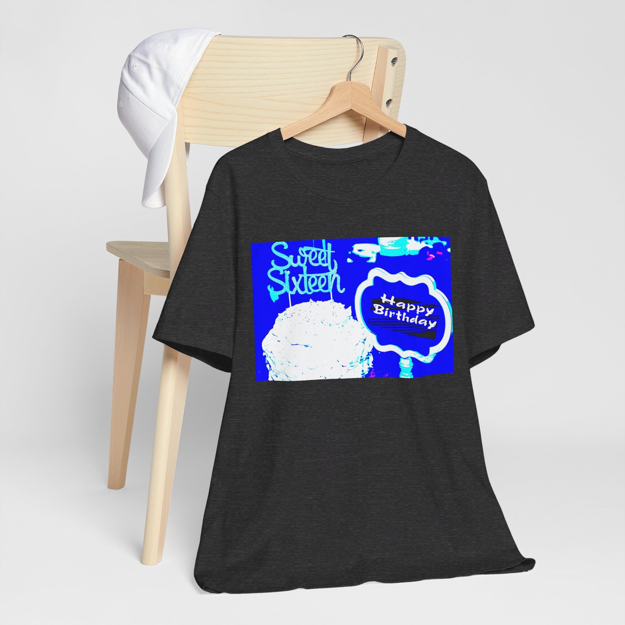 Happy Birthday Sweet Sixteen Jersey Short Sleeve T-shirt up to 3XL