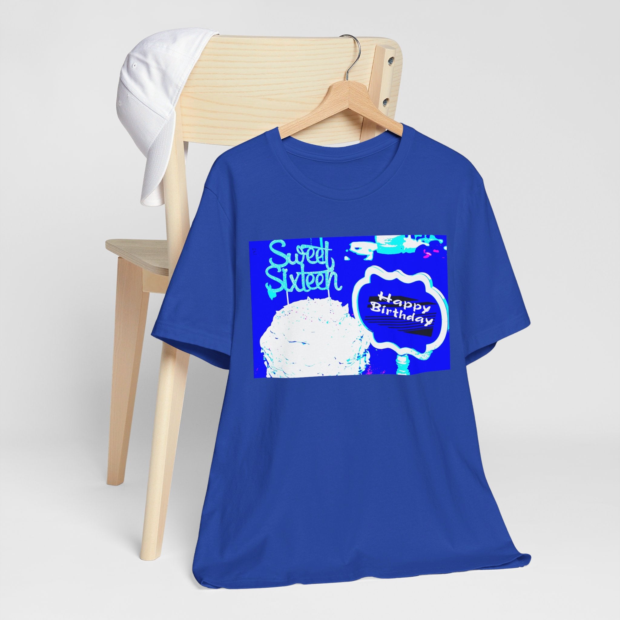 Happy Birthday Sweet Sixteen Jersey Short Sleeve T-shirt up to 3XL