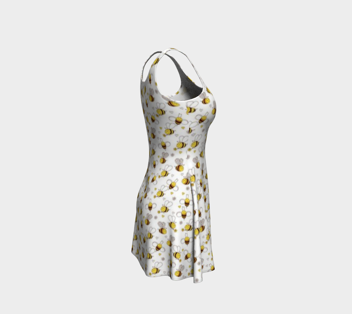 Bee-Youtiful Honey Bees Short Flare Dress