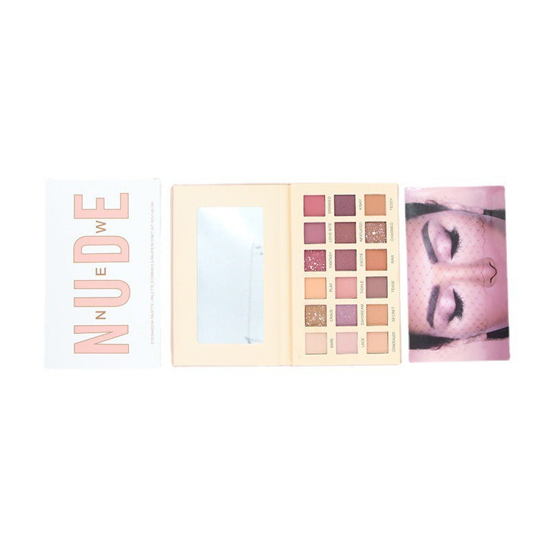 Nude 18-color Desert Rose Earth Colors Matte Pearlescent Eyeshadow Palette