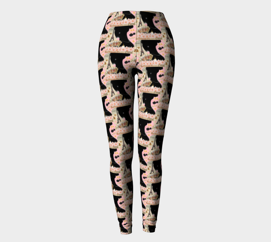 French Fashion Model Printed Leggings