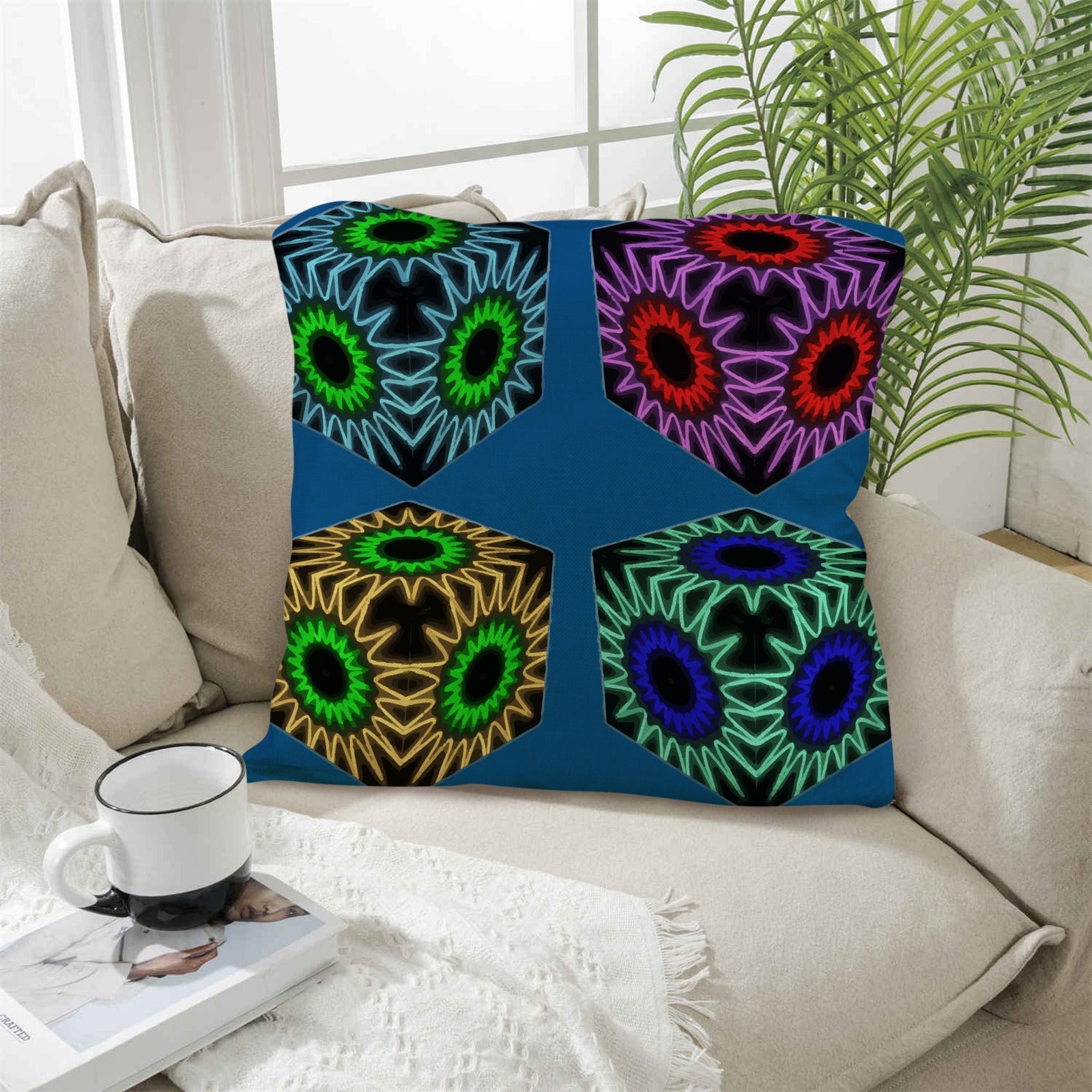 Colorful Cubes Bedroom Decor Mix & Match Bundle