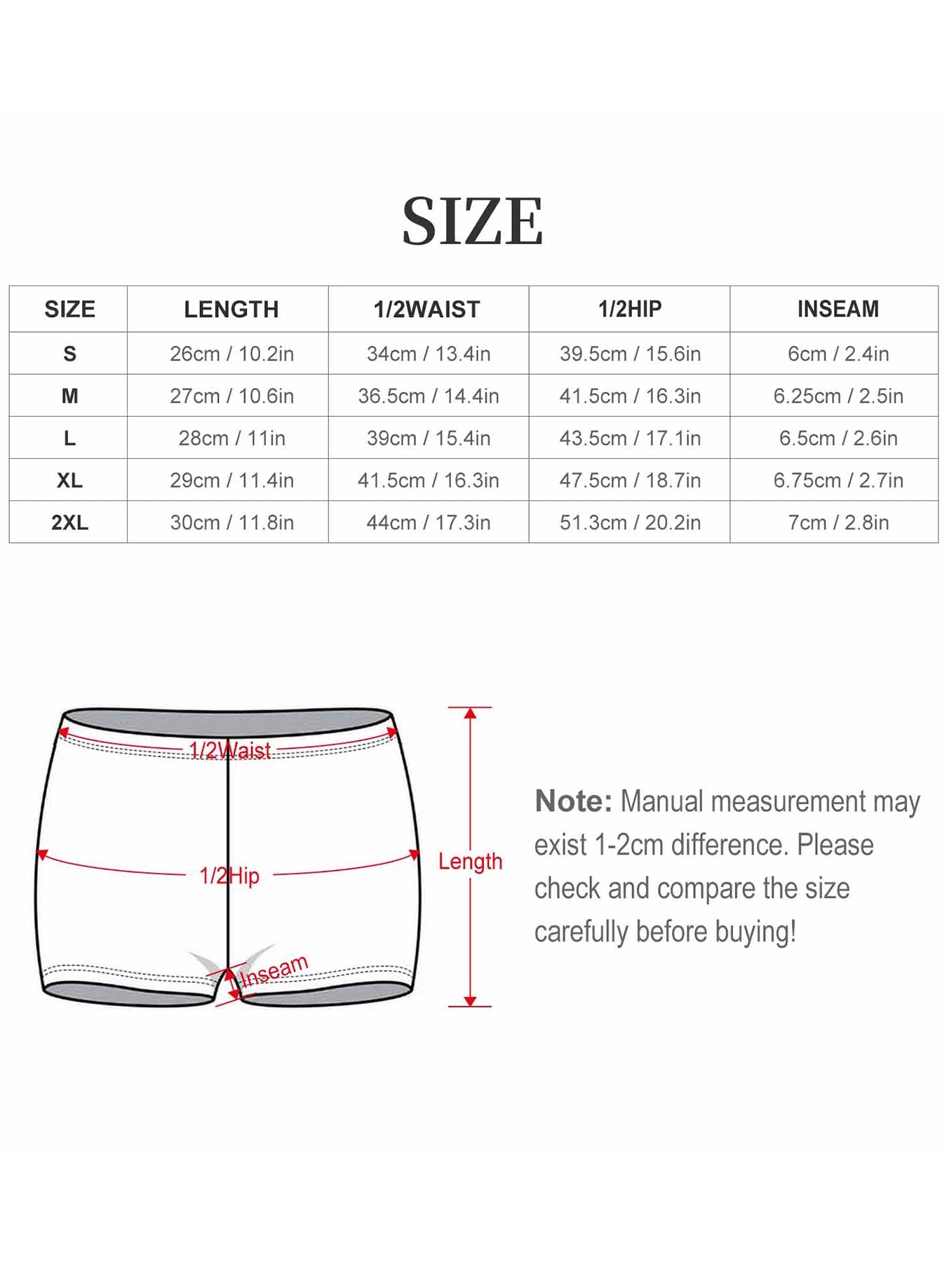 Golden Unicorn Boyshorts Boxer Briefs for Women (Front Printing)