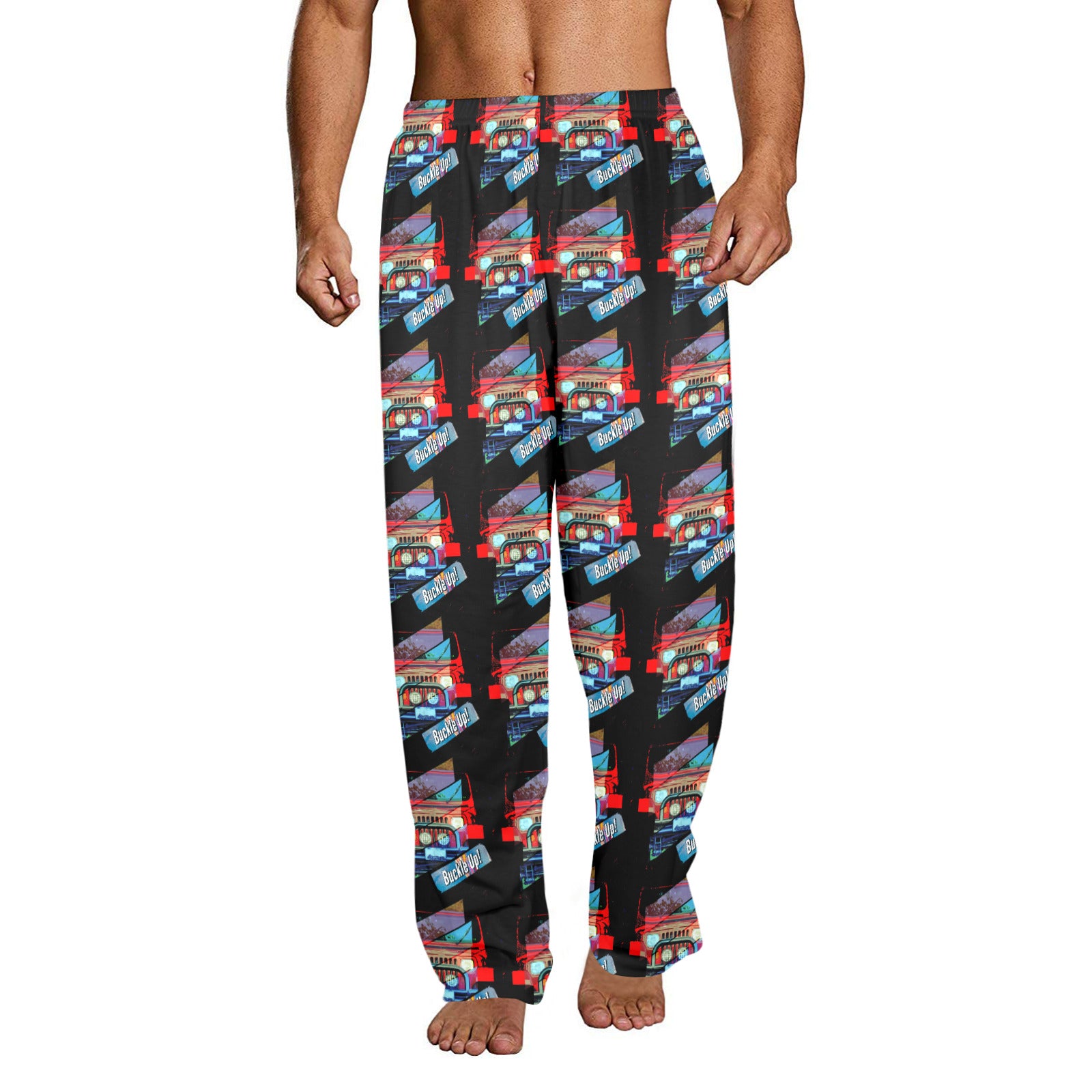 Men's Buckle Up 4-wheel Drive Pajama Pants (Made in USA)