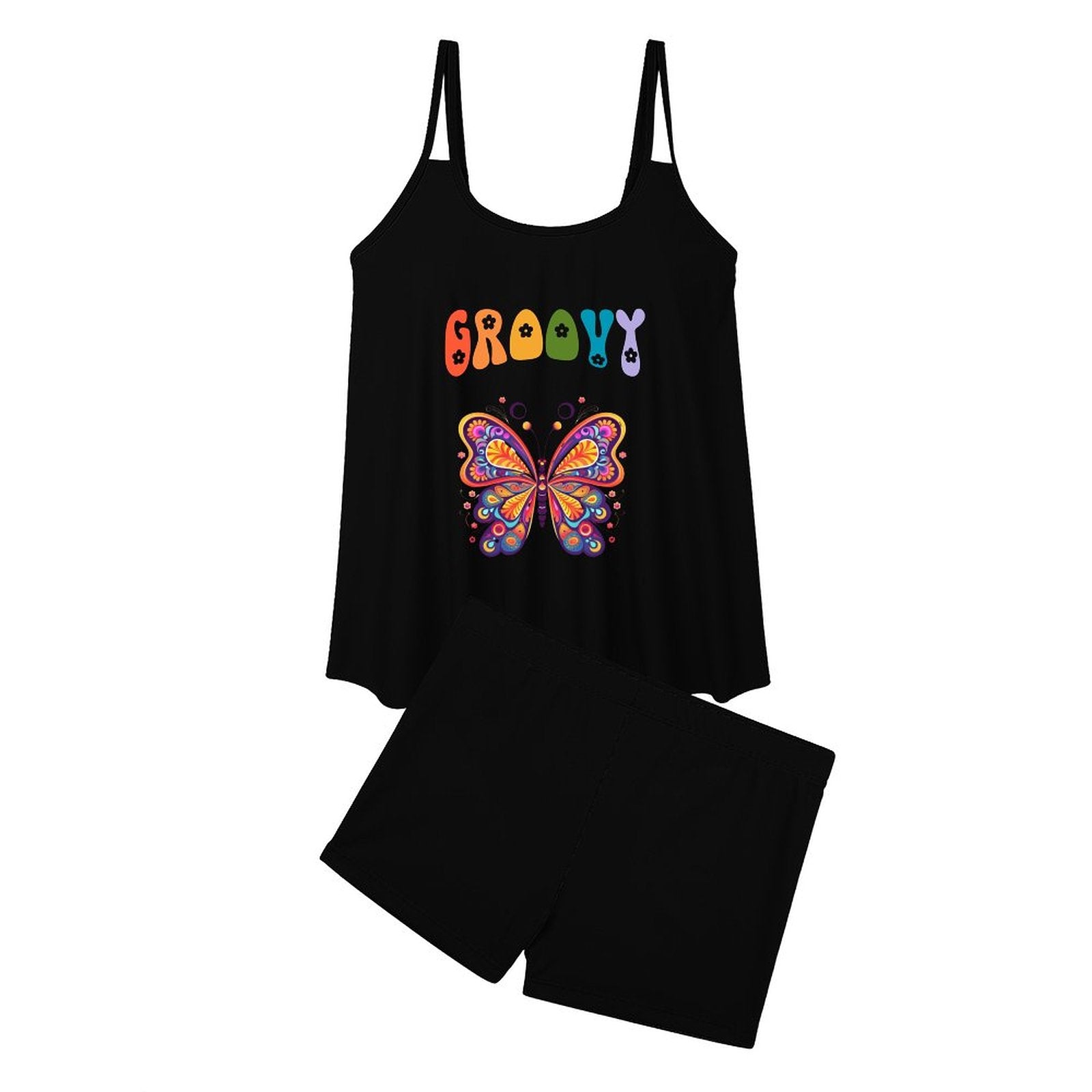 DTF Tankini Two-Piece Swimsuit for Women(Front Printing)