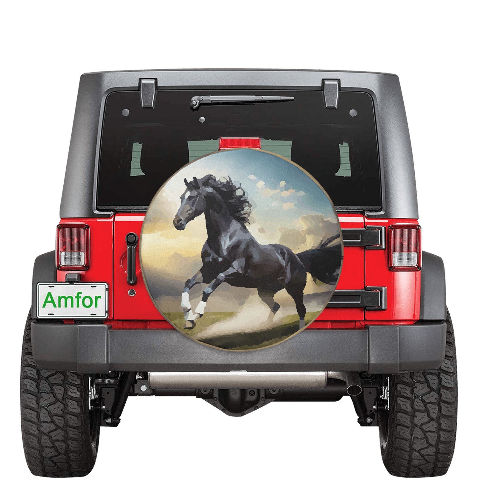 Printed Spare Tire Cover (16