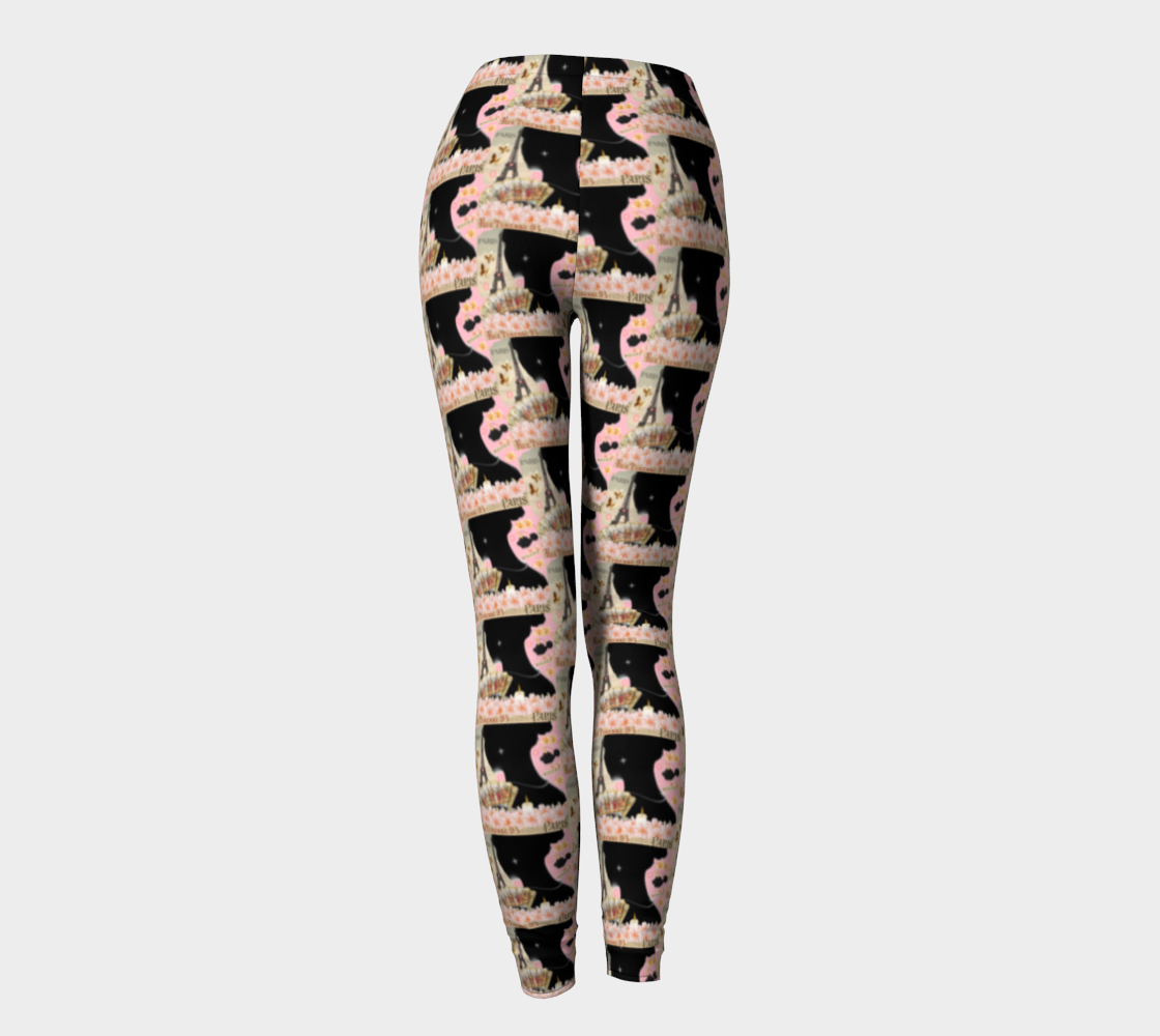 French Fashion Model Printed Leggings
