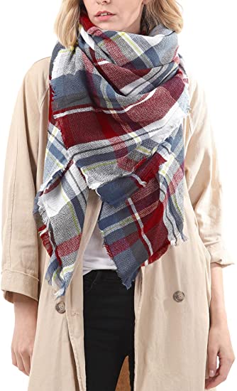 Women's Tartan Plaid Scarf