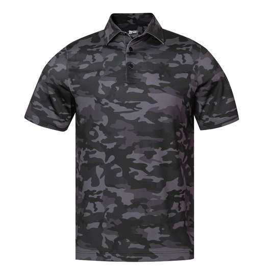 Black Camo Men's Polo Shirt