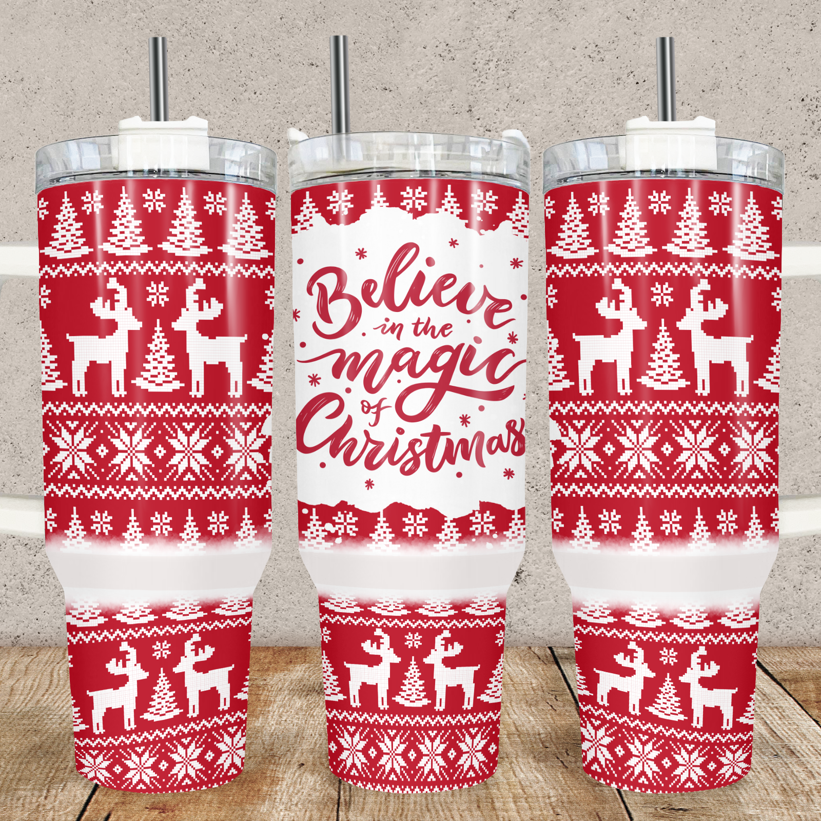 Christmas Believe In The Magic 40oz Tumbler