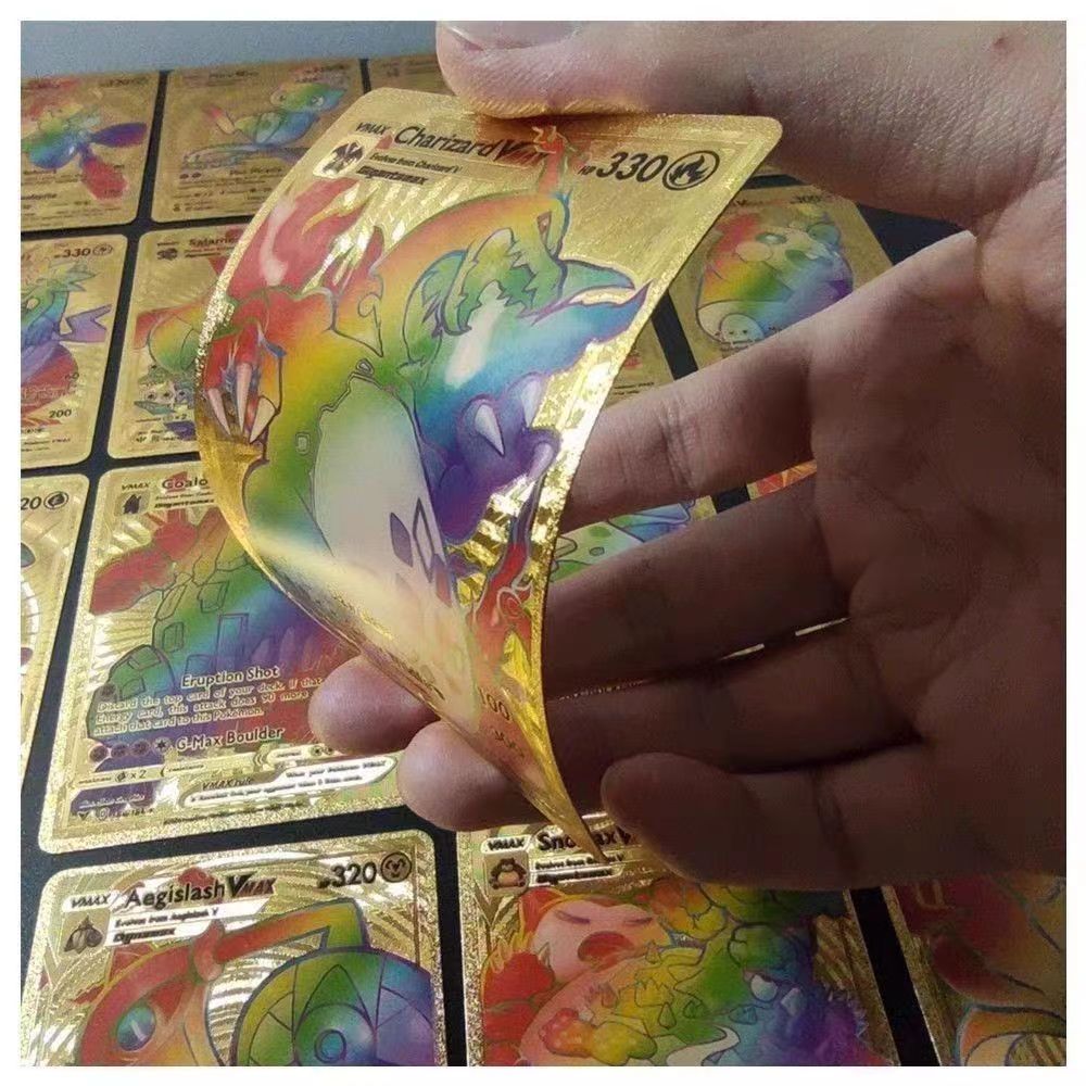 Limited Edition Pokémon Gold Holographic Card Set