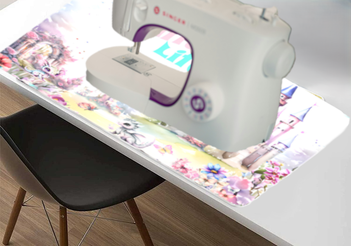 Fantasy Life Custom Rectangle Mousepad with Stitched Edges | 23.6