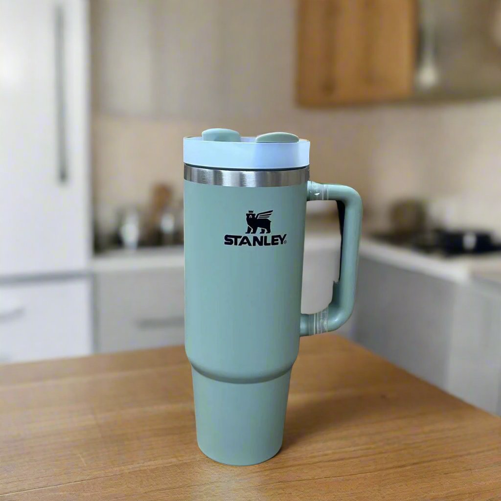 Stanley Vacuum Insulated Stainless Steel Tumbler Travel Cup with Straw & Lid