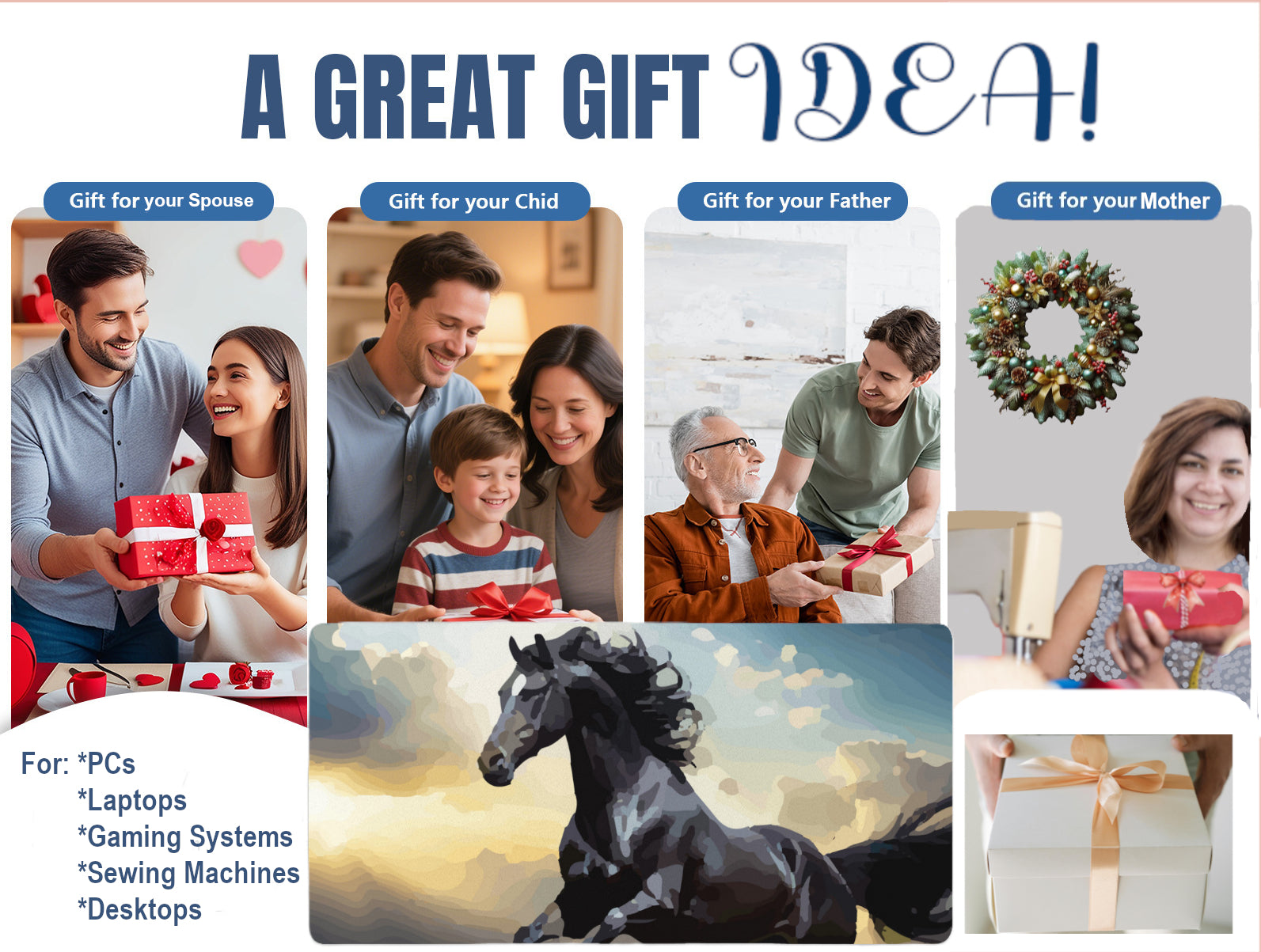 Dancing Black Beauty Wild Horse 40