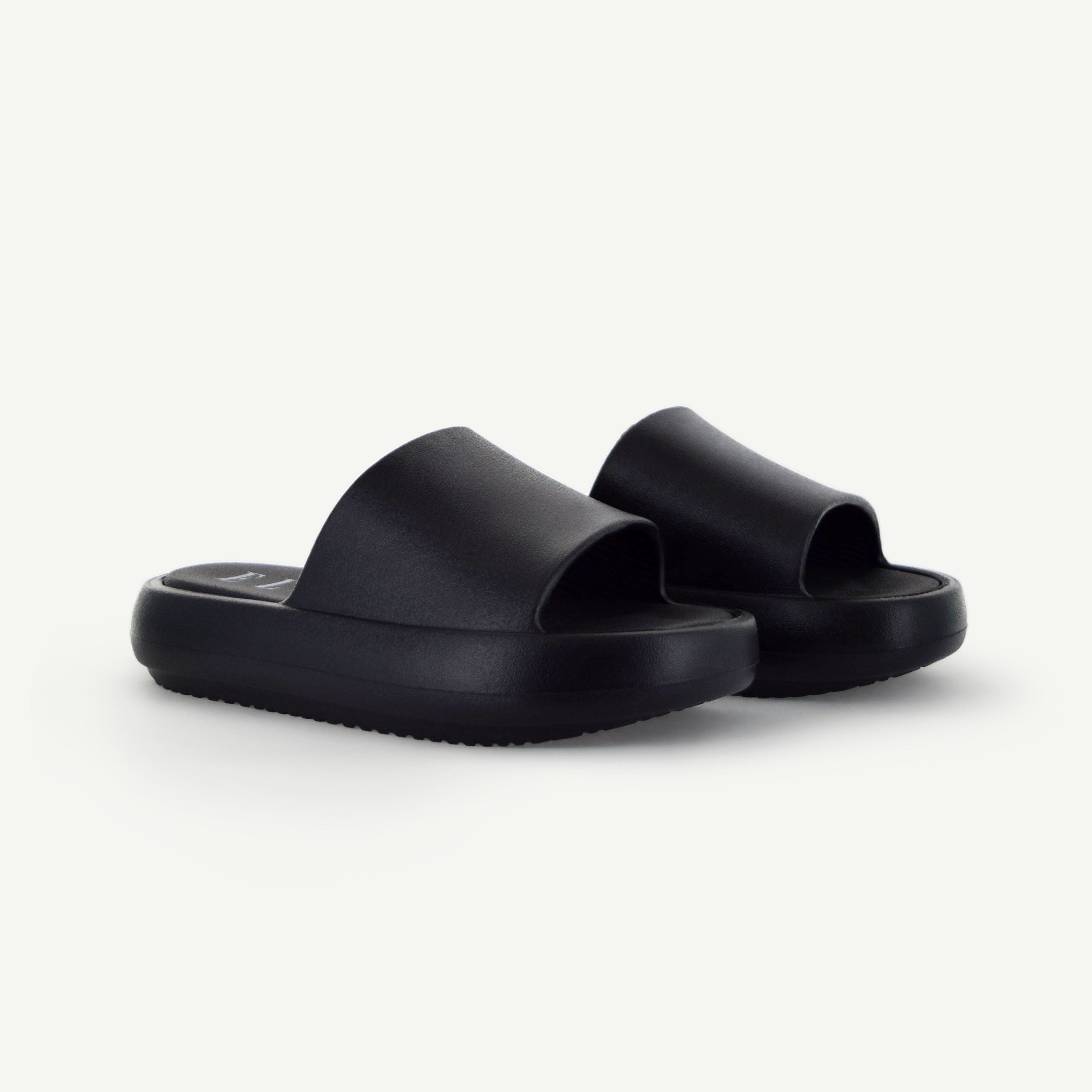 ST. TROPEZ: PLATFORM SLIDE - BLACK