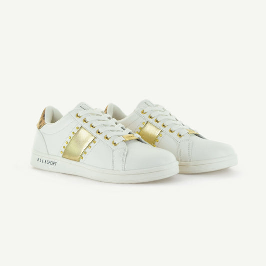 ECLAIR: COURT SHOE - WHITE