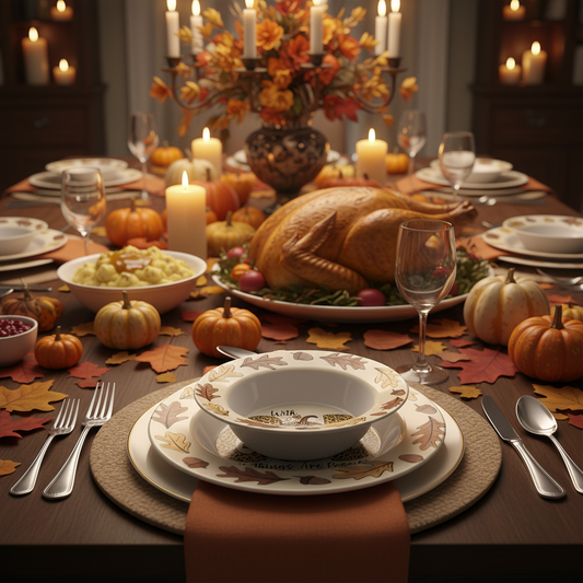 With God All Things Are Possible Fall Decor 8.5" Bowl