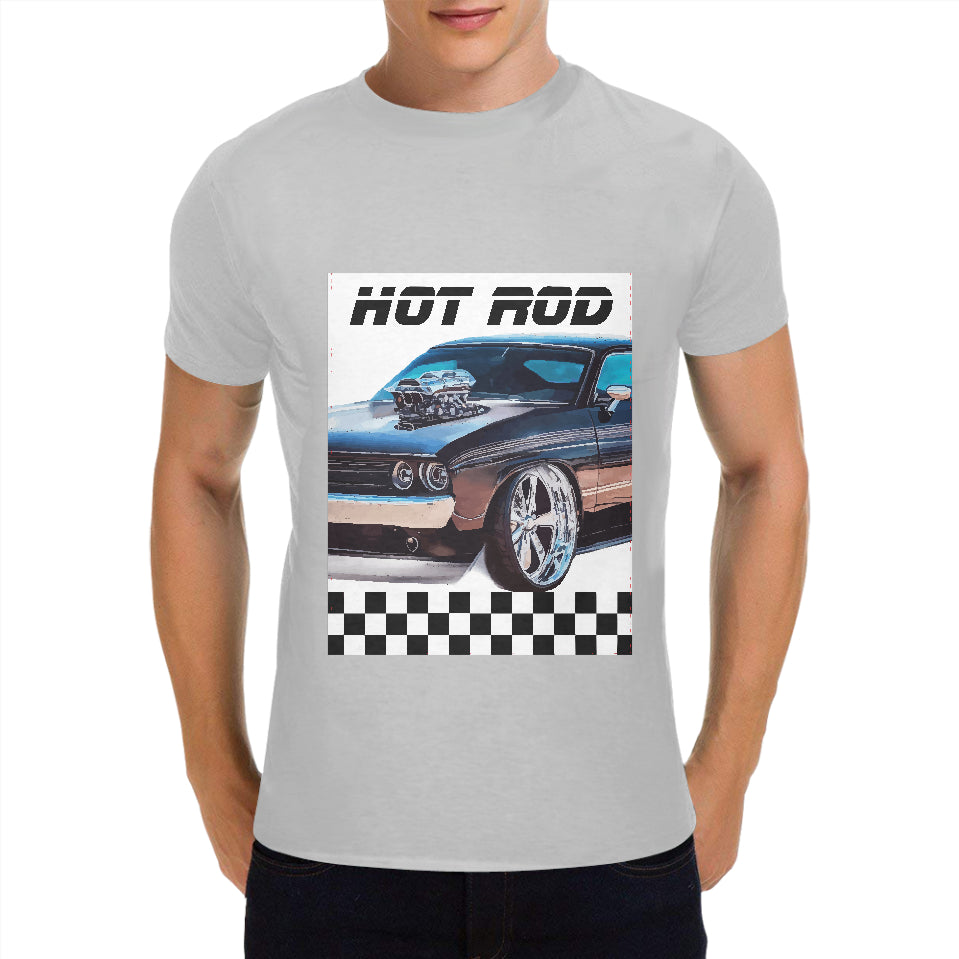 Men's Hot Rod Classic Cotton T-shirt (Made in USA）