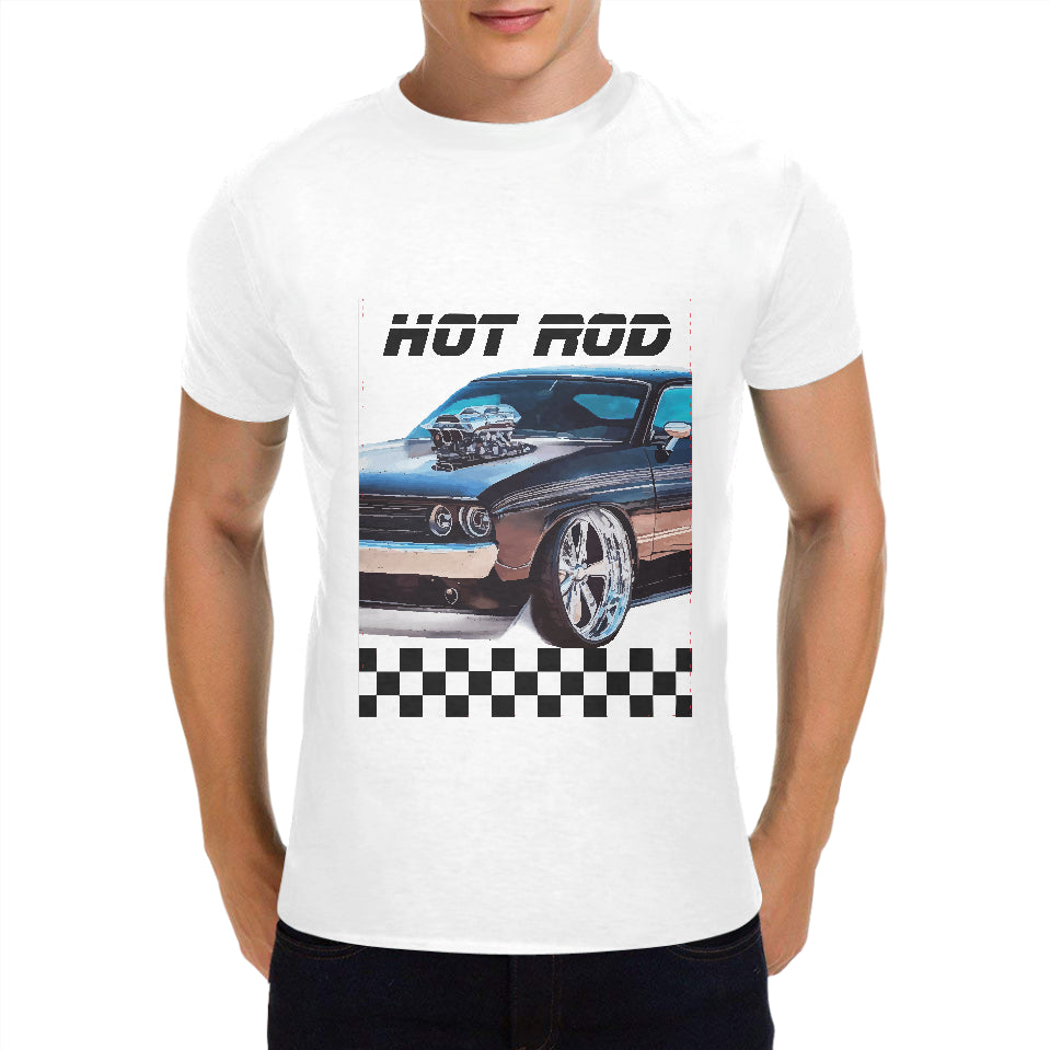 Men's Hot Rod Classic Cotton T-shirt (Made in USA）