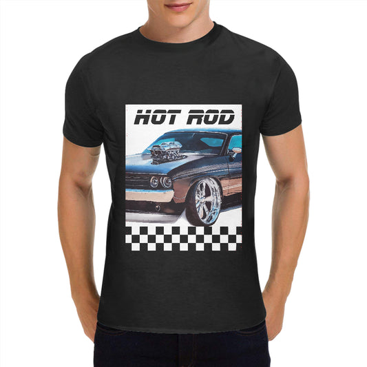 Men's Hot Rod Classic Cotton T-shirt (Made in USA）