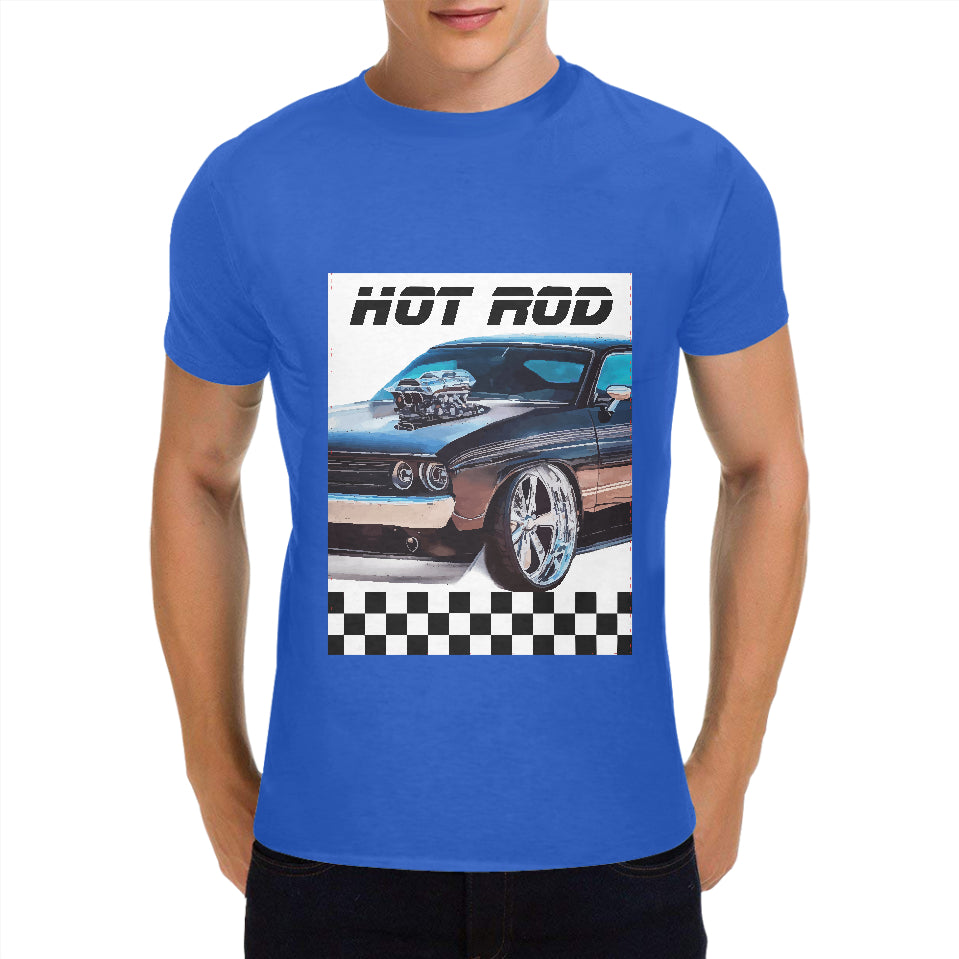 Men's Hot Rod Classic Cotton T-shirt (Made in USA）