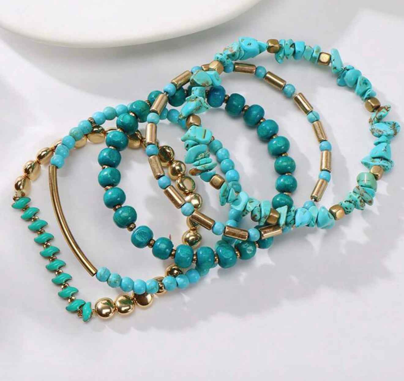 Beautiful Colorful Stacking Bracelet Set