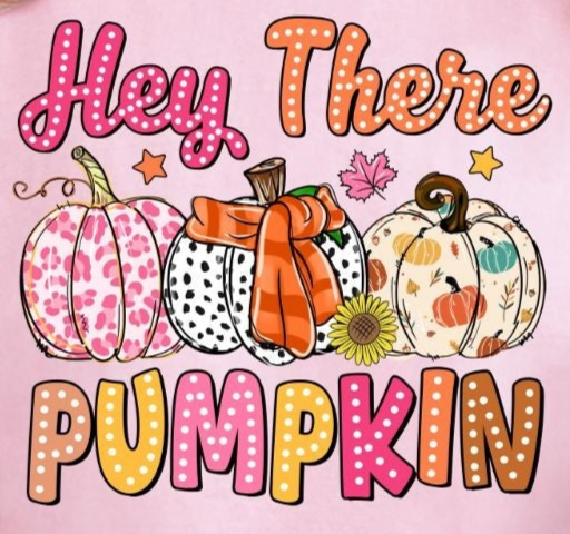 Women's Hey There Pumpkin Fall Graphic T-shirt