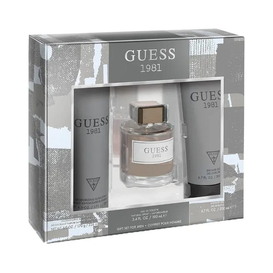 Guess 1981 By Guess For Men 3Pcs Set EDT Spray