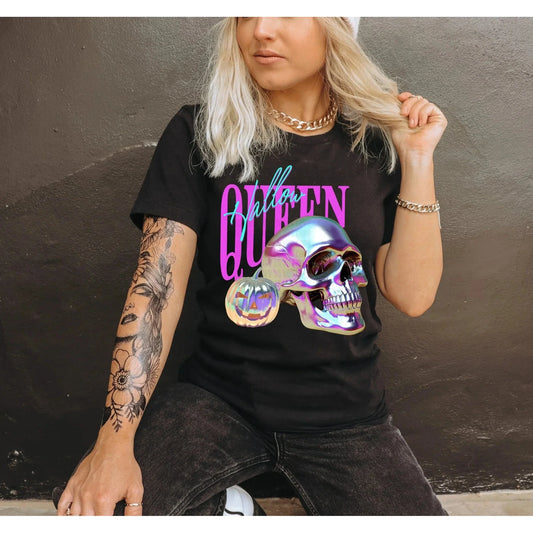 Purple Hallow Queen Graphic T-shirt