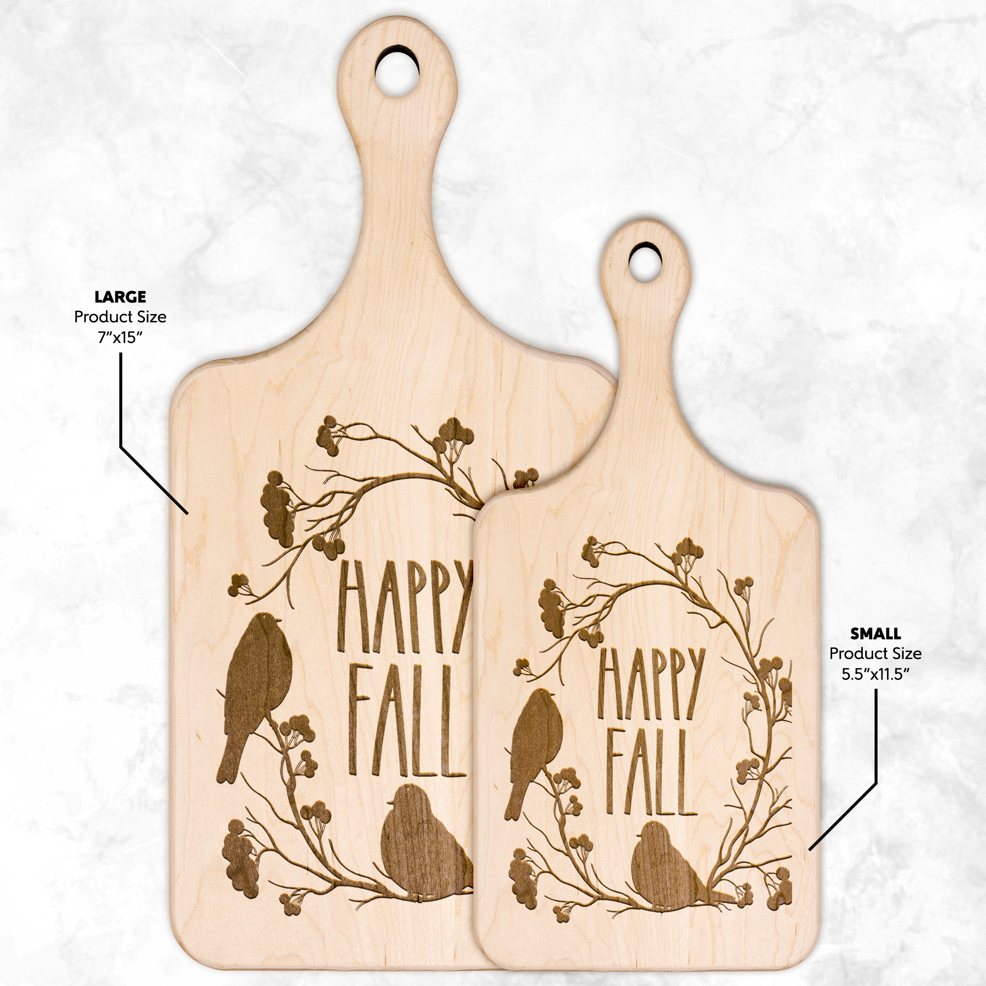 Happy_Fall_Design_Hardwood_Cutting_Board_Light_Handle_V_Size_Options_Mockup.png