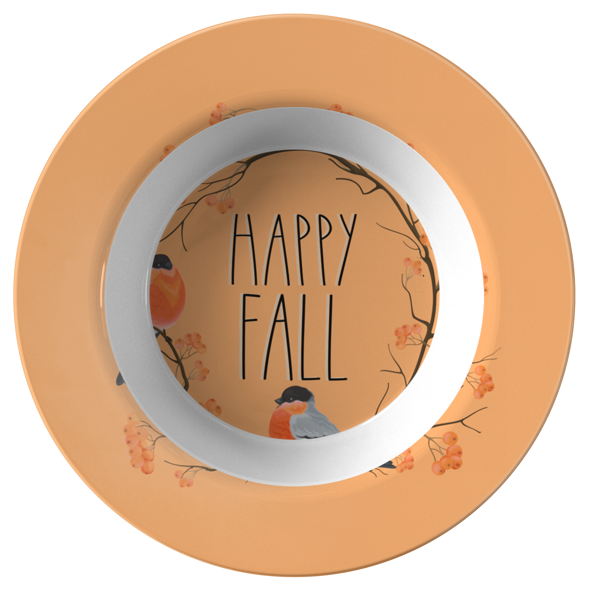 Happy_Fall_Polymer_Bowl_with_Orange_Bird_Flat_Mockup.png