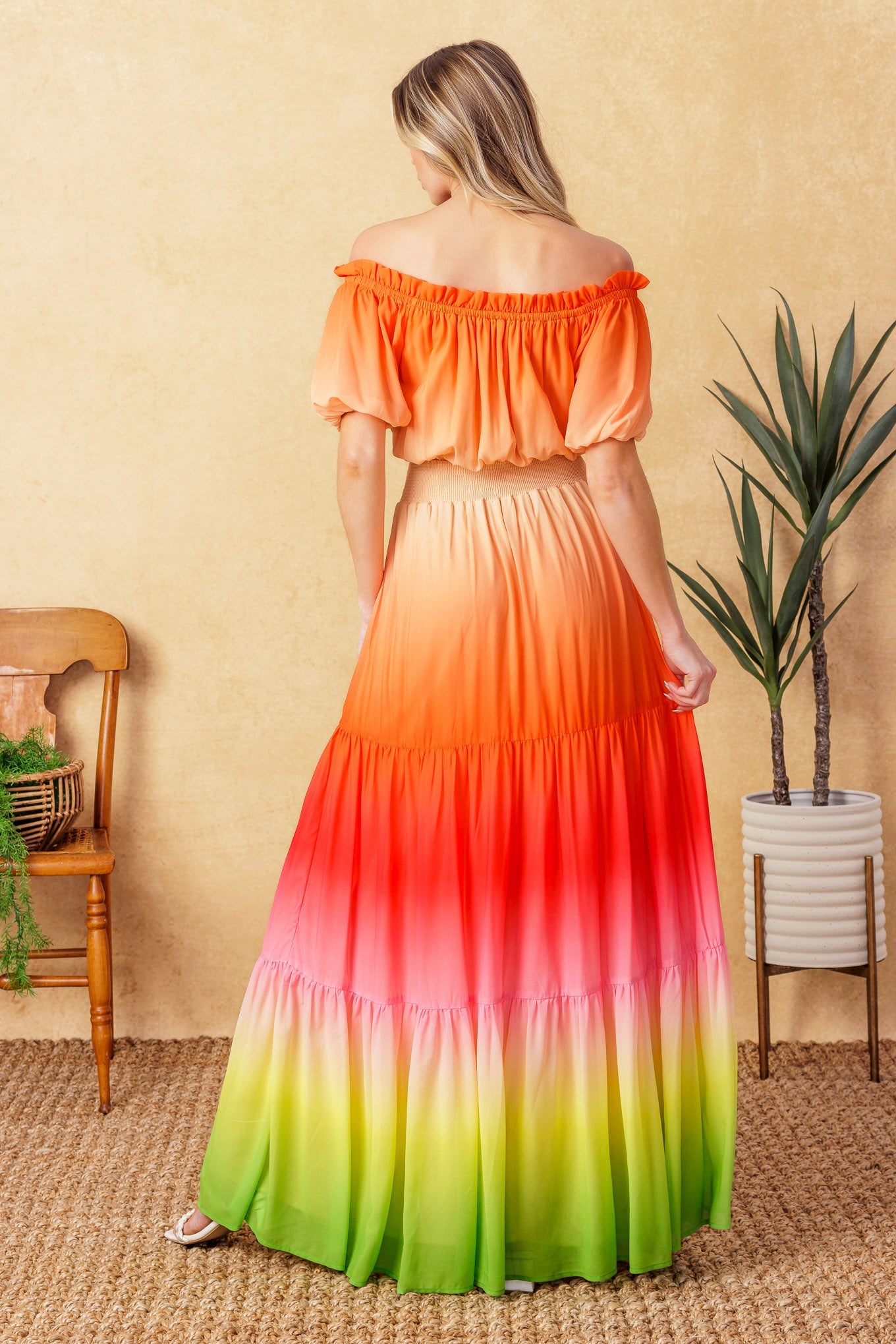 rainbow off the shoulder maxi dress Buxom Couture Plus Size Floral Off Shoulder Pleated Maxi Dress