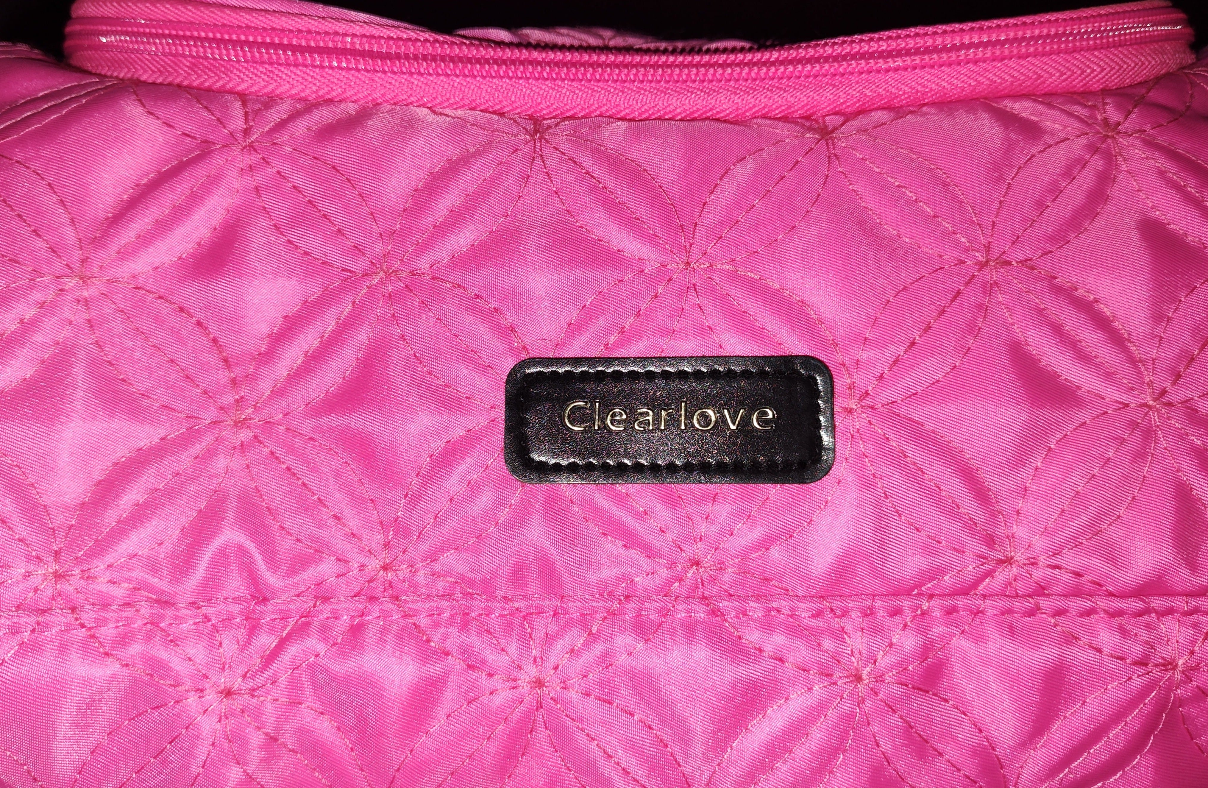 Clearlove Pink Makeup Bag